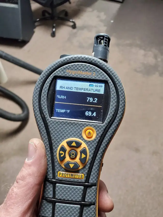 Moisture meter humidity assessment for Mold Remediation & Removal in East Cleveland